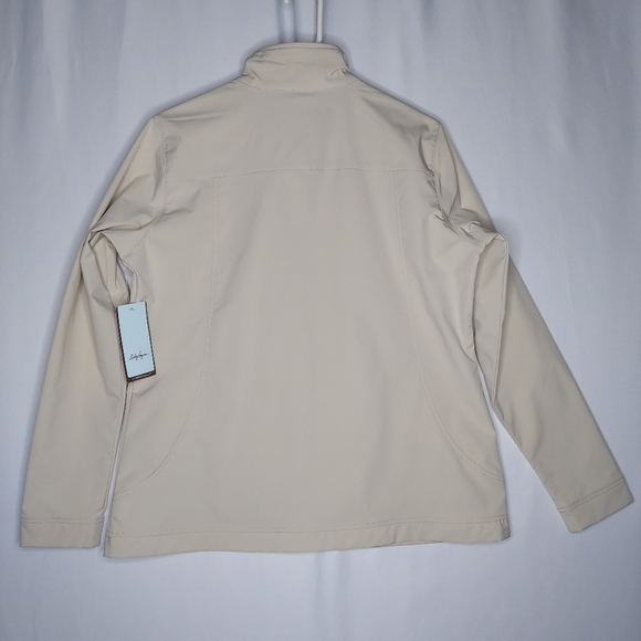 Lady Hagen Rain Jacket Women Large Bogey Zip Pocket Long Sleeve Golf Peyote - Picture 2 of 10